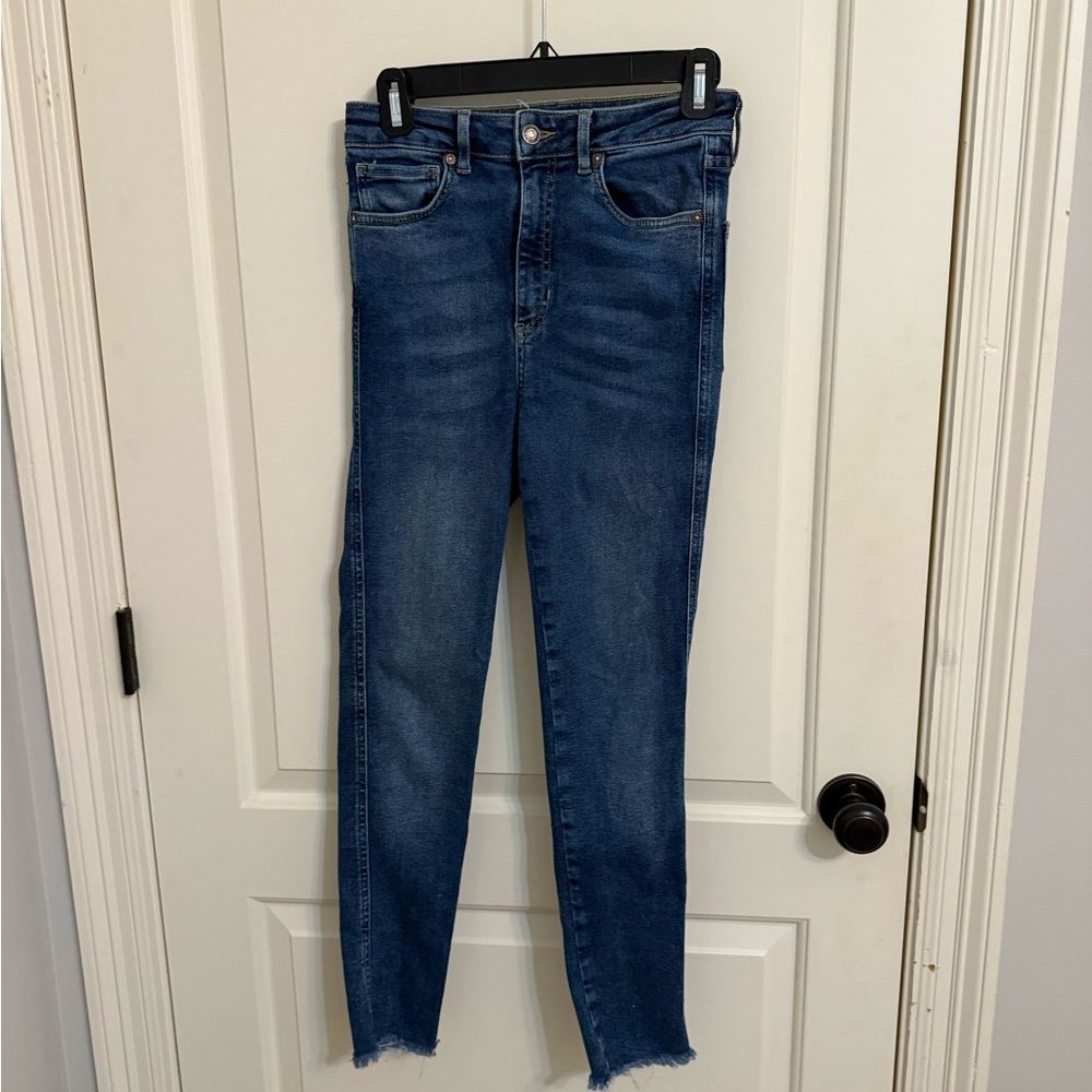 Women’s We The Free Raw Hem Stretch Skinny Jeans